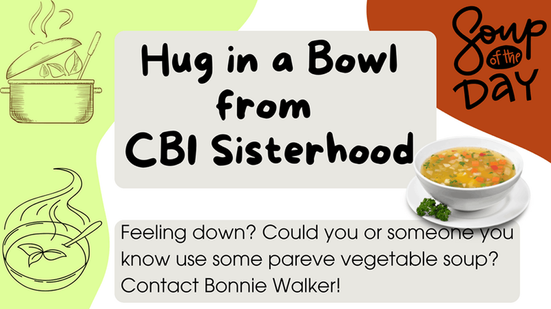 Hug in a Bowl from CBI Sisterhood